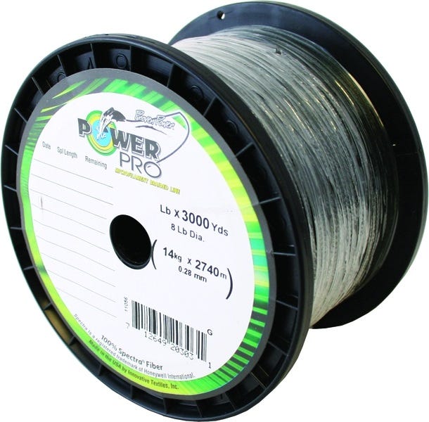Power Pro Spectra Braided Line Green 80LB 3000-Yards - Power Pro