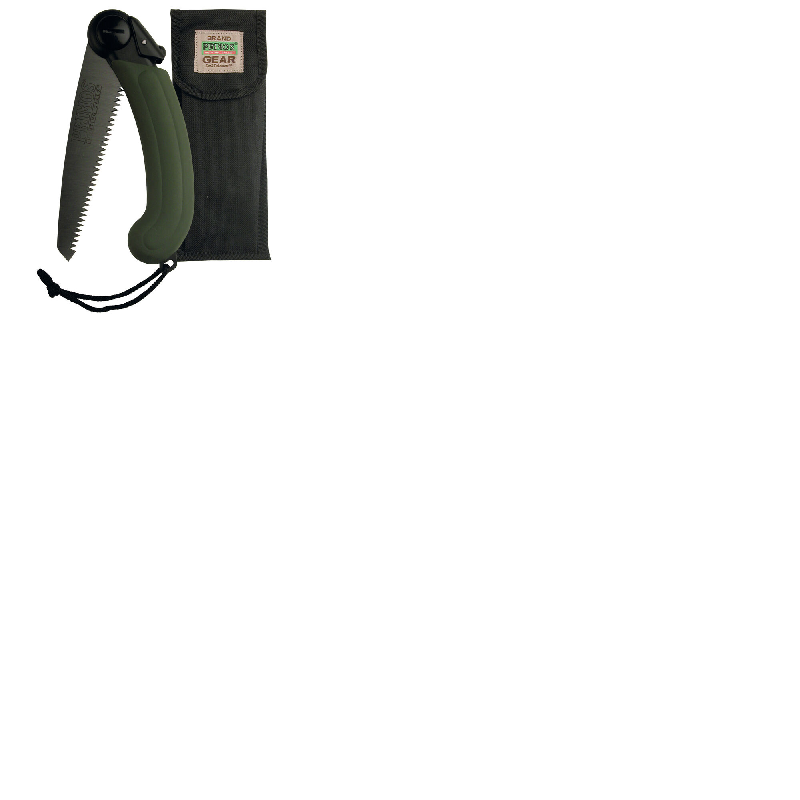 Primos Compact Folding Saw Green Rubber Over Molded Grip - Primos Game Calls
