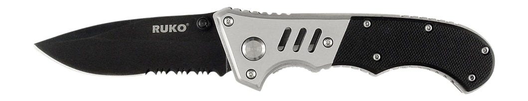 Ruko Knives Ruko Knives Tactical Folding Knife 3.5 420 Stainless Blade Pakkawood - $40.00 at GrabAGun