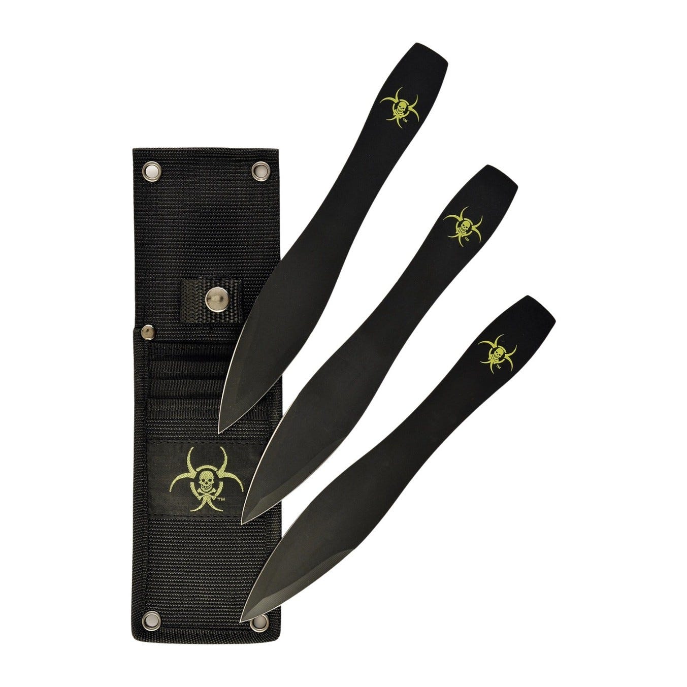 Ruko Knives Ruko Knives Throwing Knives 9 Plain Edge Double Edge Spear Point 420 Stainless Blades 3-Pack - $44.00 at GrabAGun