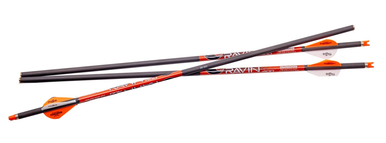 Ravin Crossbows Carbon Arrows 400 Grain .003 3-Pack - Ravin Crossbows