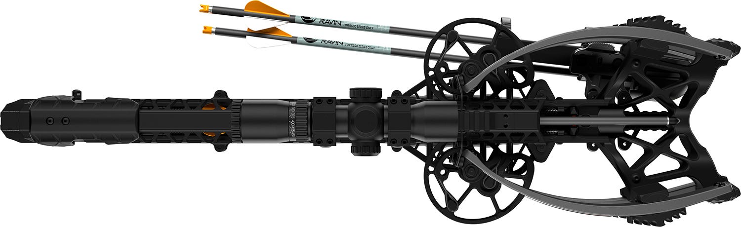 Ravin Crossbows Ravin Crossbows R470 17 lbs Draw Weight 26.75 w/ 100-Yard Illuminated Scope  3 Arrows  Quiver - $2499.99 at GrabAGun