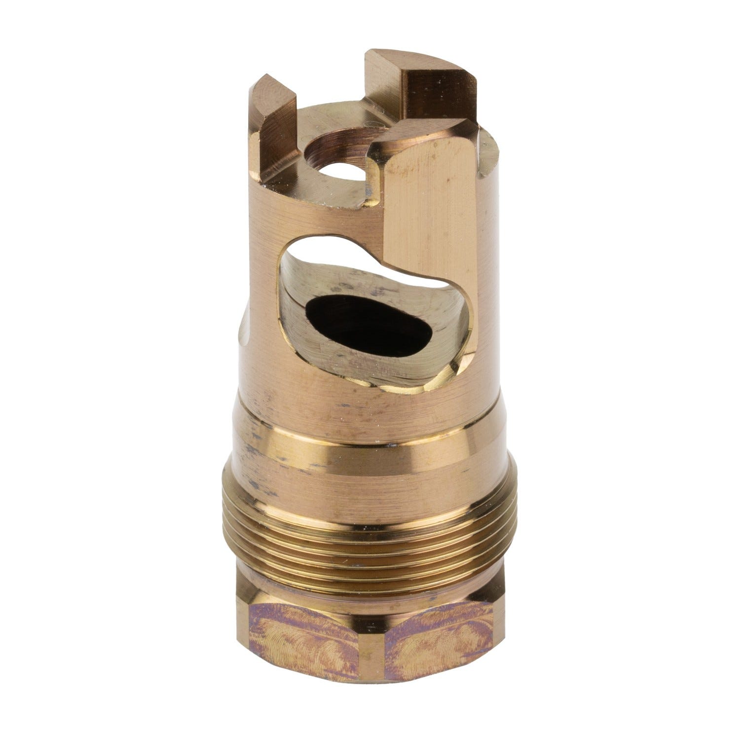 Rearden RPB Muzzle Brake Gold .375 Bore 5/8x24 for Atlas/Atlas XL