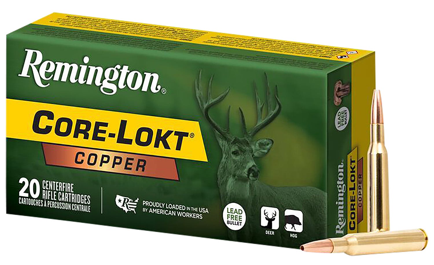 Remington Core-Lokt Copper .270 Win 130 Grain 20-Rounds CHP