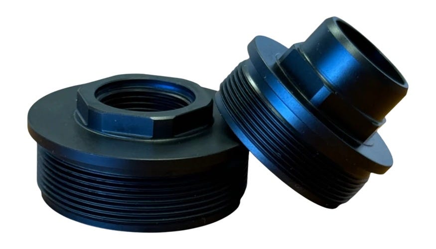Resilient Suppressors Titanium Direct Thread Adapter 11/16x24