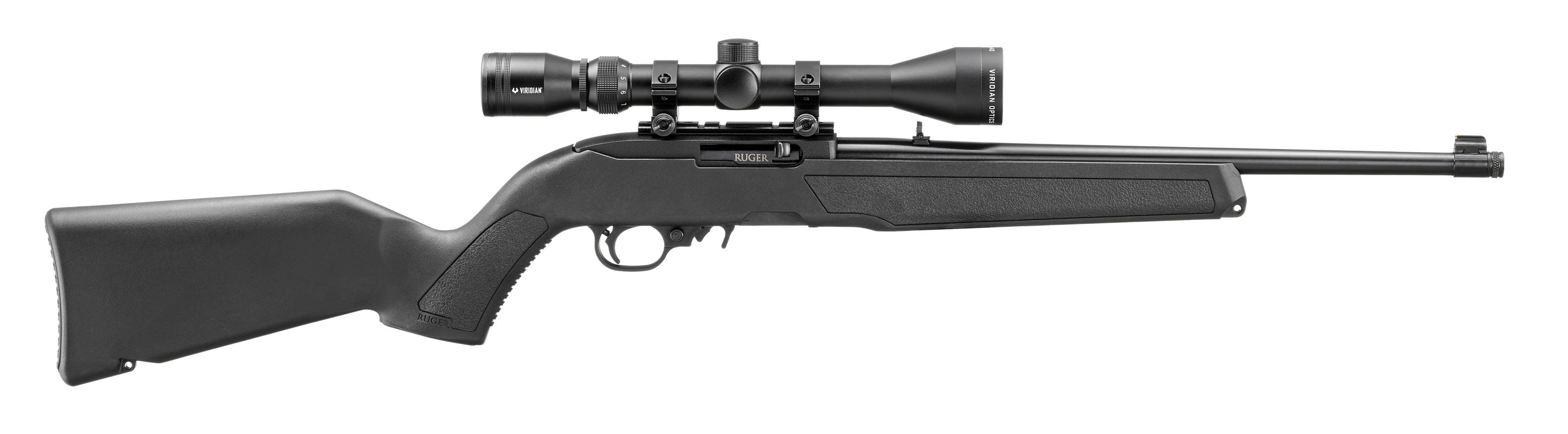 Ruger 10/22 .22 LR 16.4 Threaded Barrel 10-Rounds w/ Viridian EON 3-9x40 Scope