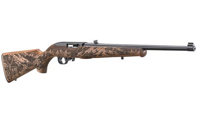 Ruger 10/22 Carbine Walnut .22 LR 18.5 Barrel 10-Rounds Mule Deer Engraving
