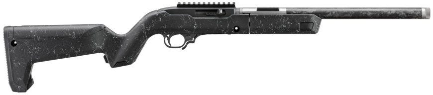 Ruger 10/22 Carbon Fiber Takedown Black / White Speckle .22 LR 16.1 Threaded Barrel 10-Rounds