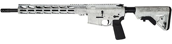 Ruger AR-556 MPR Kryptek Yeti Winter Camo 5.56 NATO / .223 Rem 18   Barrel 30-Rounds Adjustable Stock image