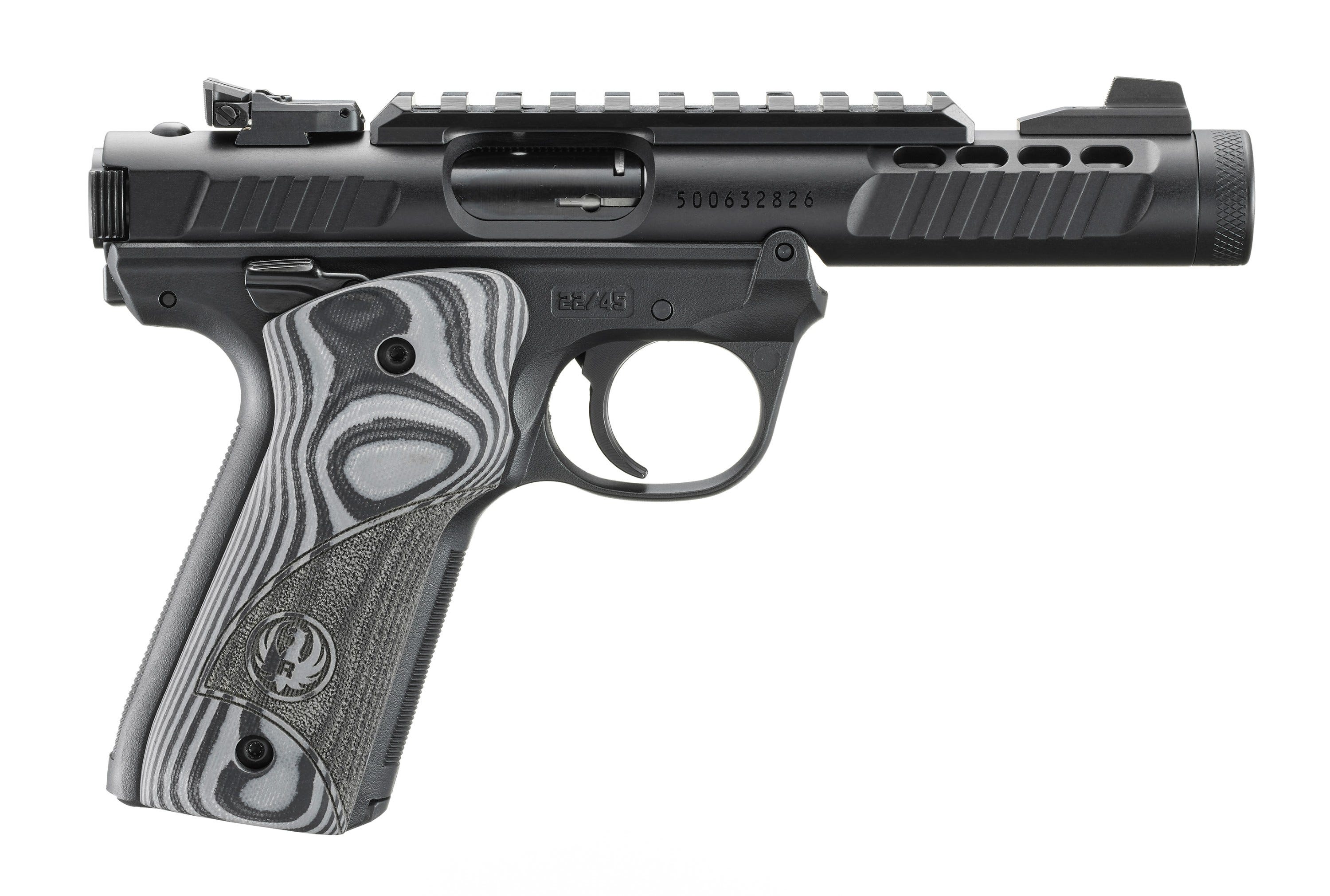 Ruger Mark IV 22/45 Lite Black / Grey .22 LR 4.4 Barrel 10-Rounds MA Compliant