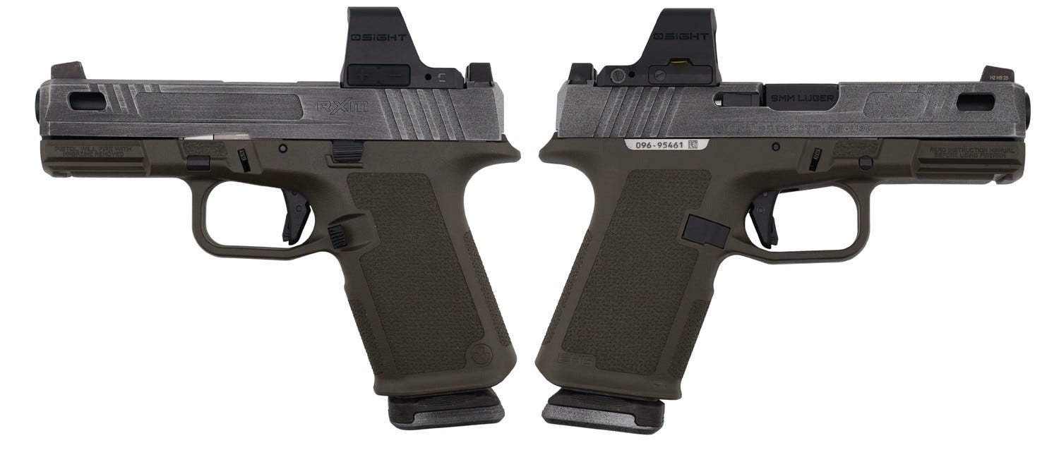Ruger RXM OD Green / Crushed Silver 9mm 4 Ported Barrel 15-Rounds OR - Ruger / Sturm, Ruger & Co.