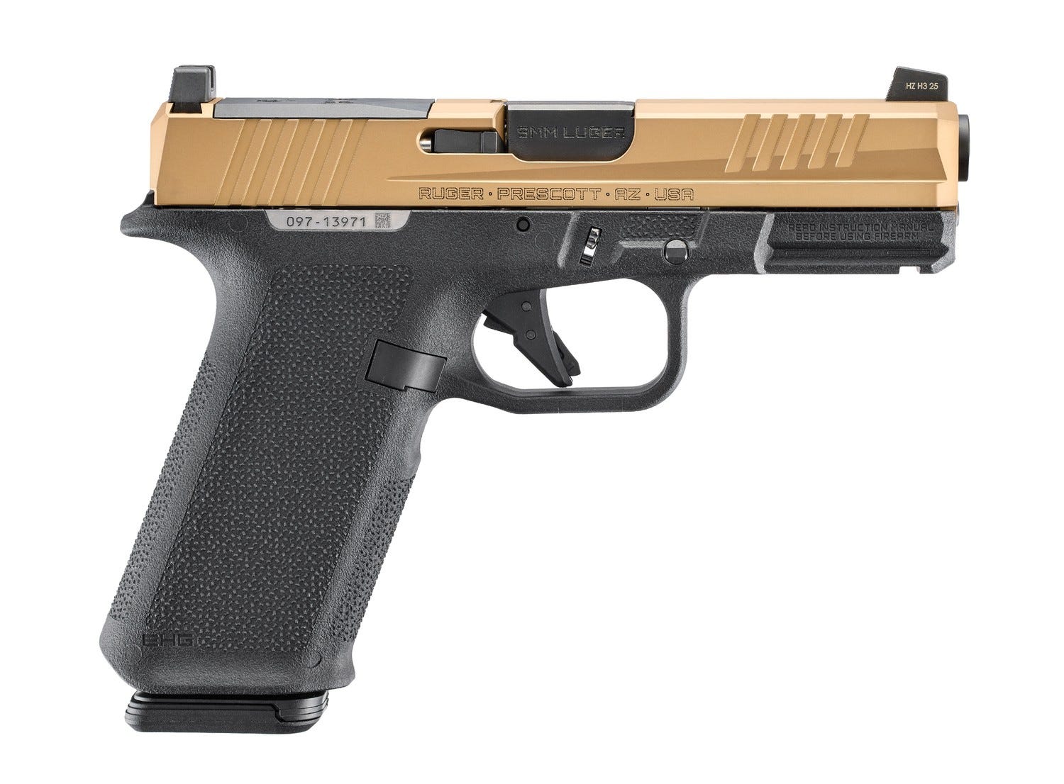 Ruger RXM Black / Copper 9mm 4 Barrel 17-Rounds OR