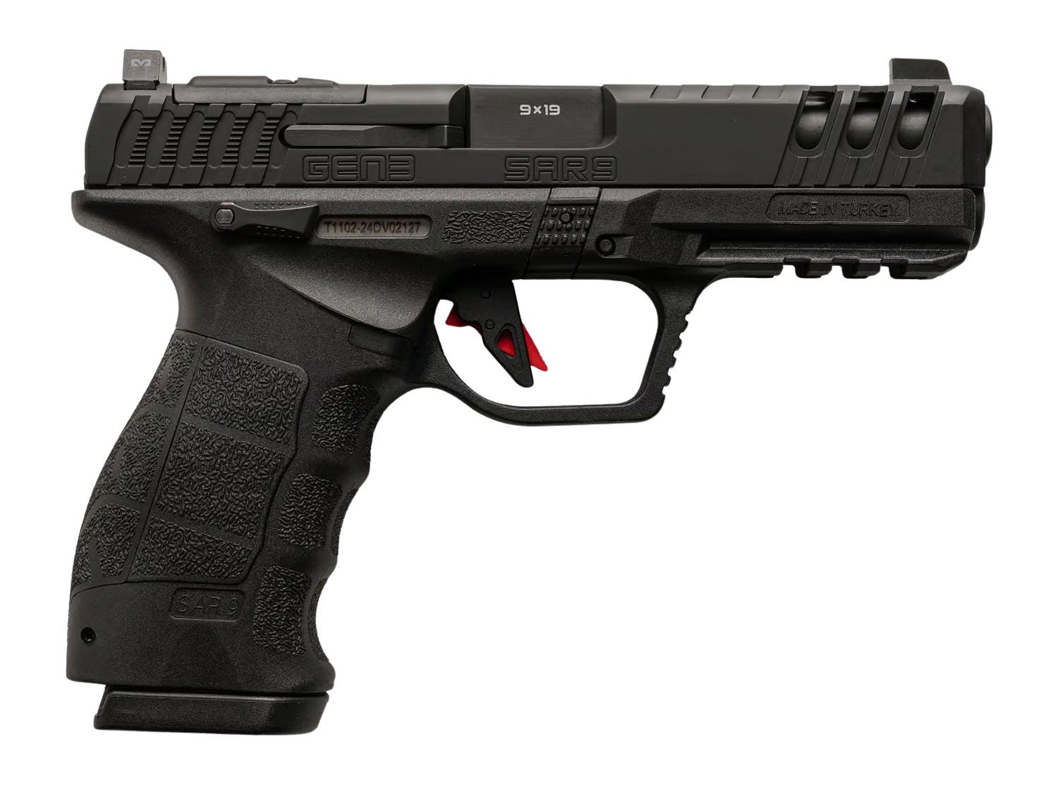 sar usa sar9 gen3 9mm 4.5 barrel 10-rounds or