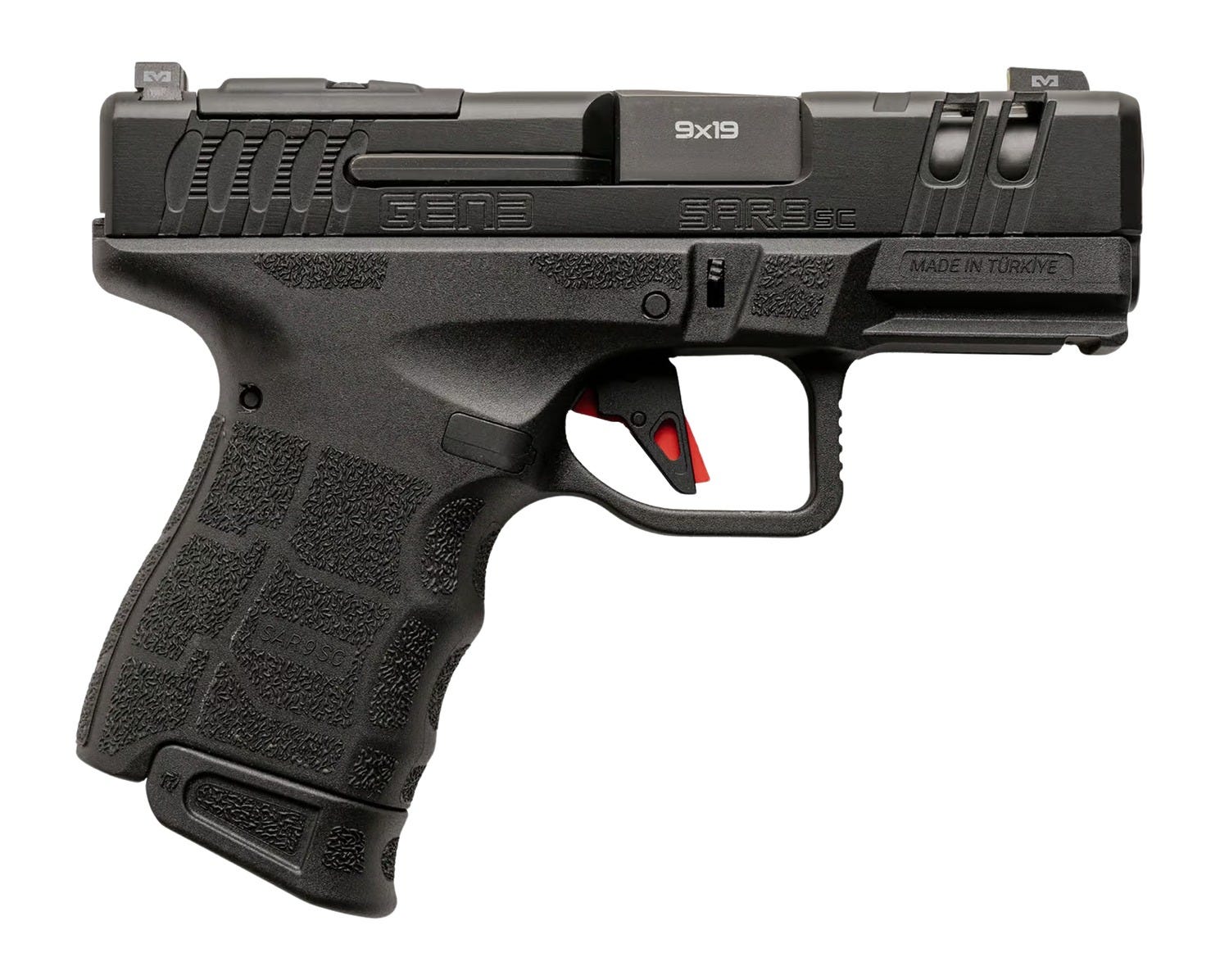 SAR USA SAR9 Gen3 Sub-Compact 9mm 3.3 Barrel 10-Rounds OR - SAR Arms