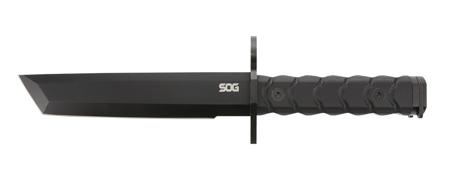 SOG Specialty Knives Bayonet Fixed Blade 7 Plain Edge Tanto G-10 Blade