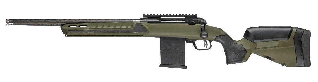 Savage 110 UltraLite Predator Hunter Green .22 ARC 18 Carbon Fiber Threaded Barrel 10-Rounds LH - Savage Arms