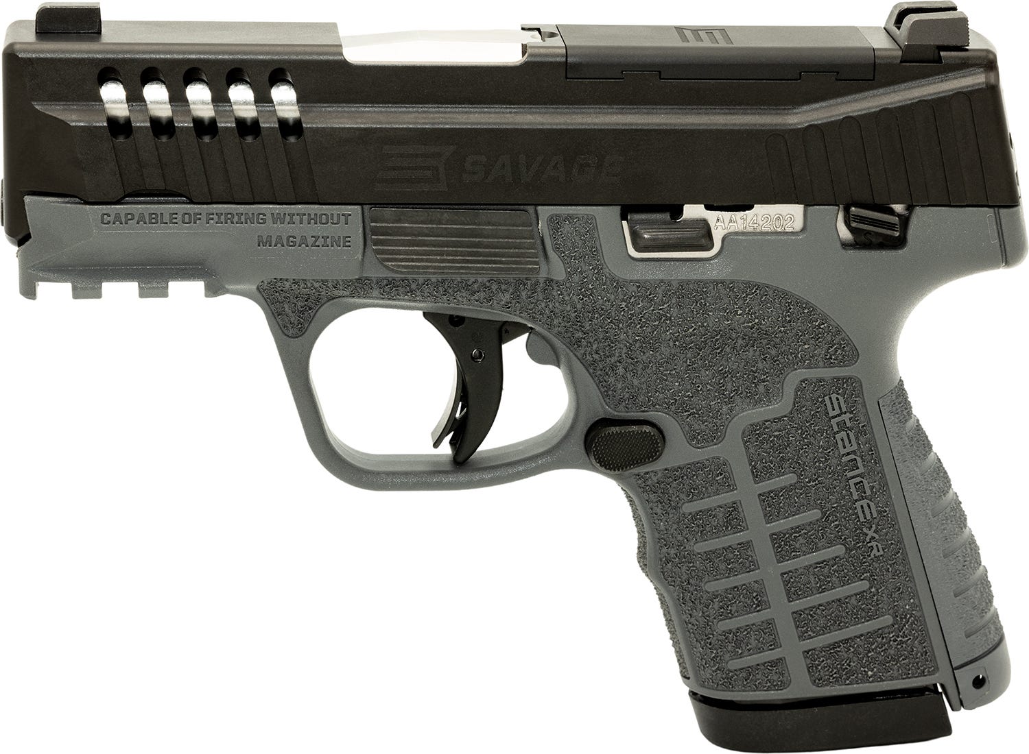 savage stance xr gray / black 9mm 3.2 barrel 13-rounds manual safety