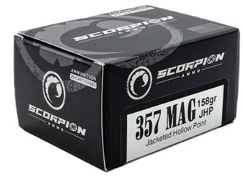rpion Handgun Ammunition .357 Mag 158 Grain 20-Rounds JHP Ammo