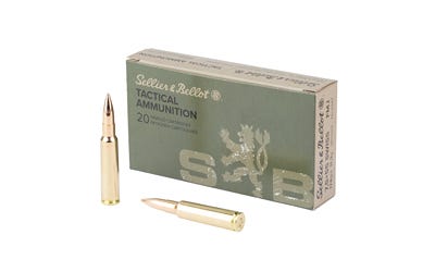 Sellier and Bellot Rifle Ammunition 7.5x55 Swiss 174 Grain 20-Rounds FMJ - Sellier and Bellot