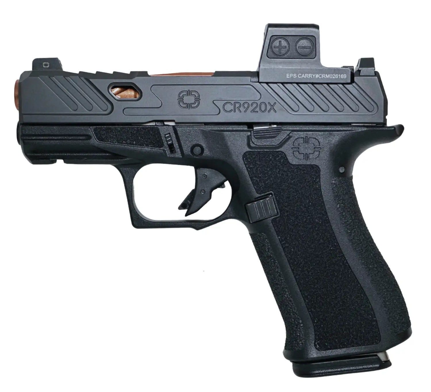 Shadow Systems CR920X Black / Bronze 9mm 3.41 Barrel 15-Rounds OR w/ Holosun EPS Carry - Shadow Systems