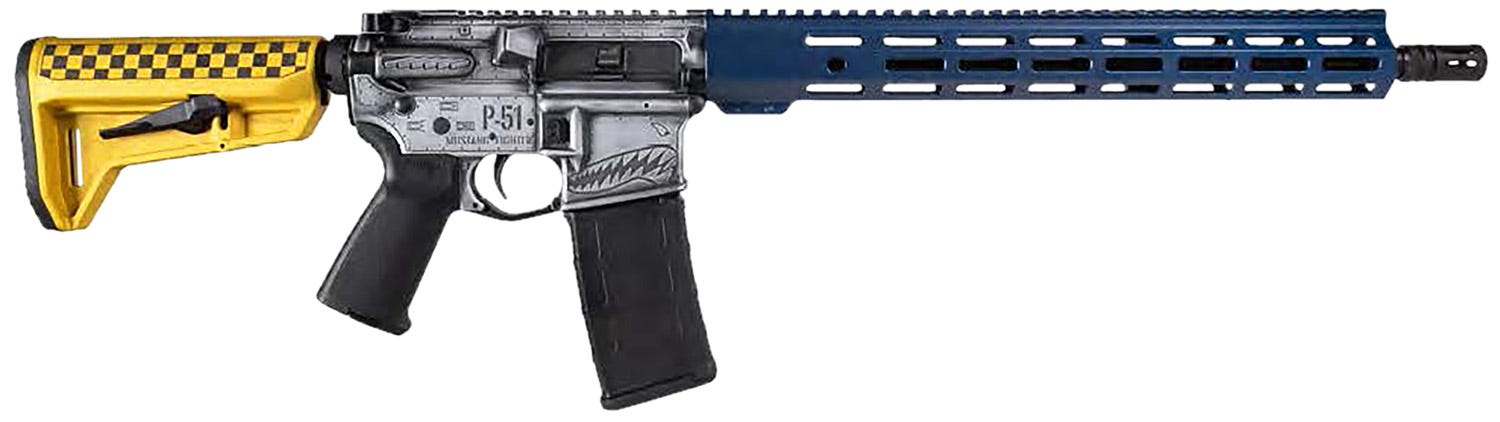 Shark Coast Tactical P-51 Mustang Gray / Blue 5.56 16 Barrel 30-Rounds - Shark Coast Tactical