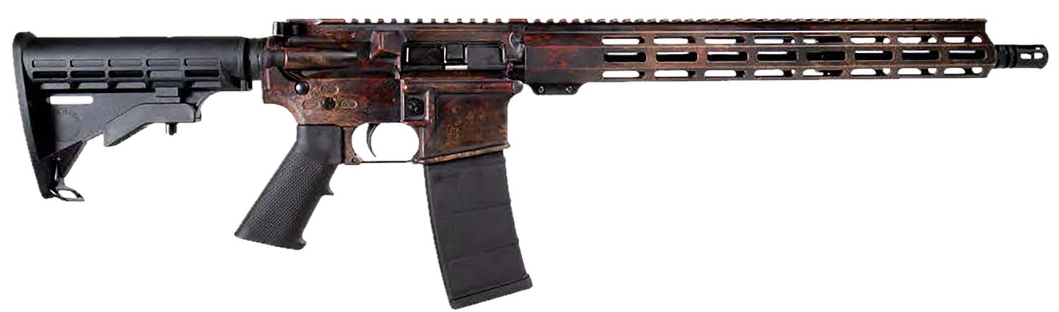Shark Coast Tactical Rust Reddish Brown / Black 5.56 16 Threaded Barrel 30-Rounds - Shark Coast Tactical