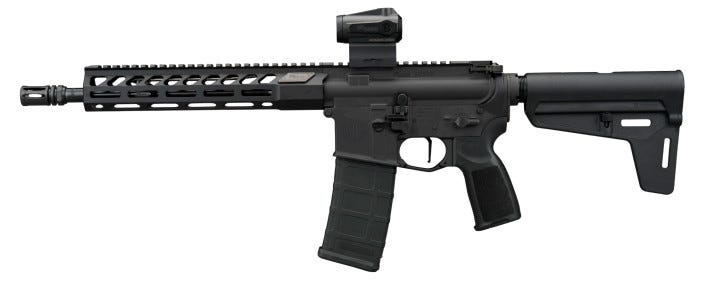 sig sauer m400 forge pistol 5.56 11.5 barrel 30-rounds w/ romeo-msr gen ii