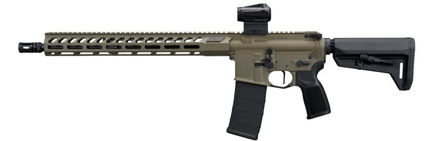 M400 5.56 Nato Semi-Auto Rifle W/Romeo-Msrtm Gen Ii - M400 Forge 5.56 16''''bbl (1)30rd Mag Green W/Romeo-Msr Gen Ii