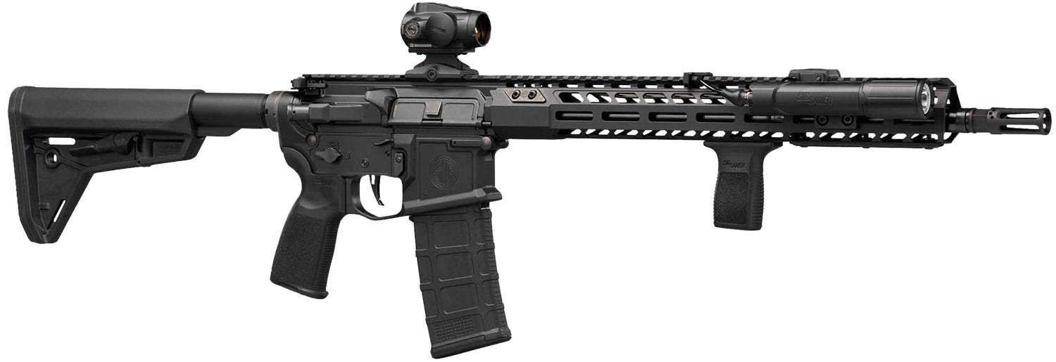 Sig Sauer M400 5.56 / .223 Rem 16 Barrel 30-Rounds w/ Romeo5 Gen II Compact Optic  Foxtrot-MSR Flashlight