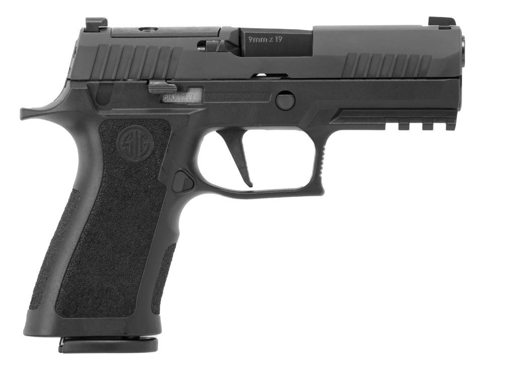 sig sauer p320 x-carry 9mm 3.9 barrel 10-rounds or