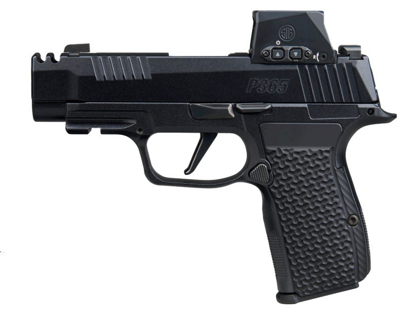 Sig Sauer P365-AXG LUXE .380 ACP 3.1 Barrel 12-Rounds w/ ROMEO-X  3 Mags