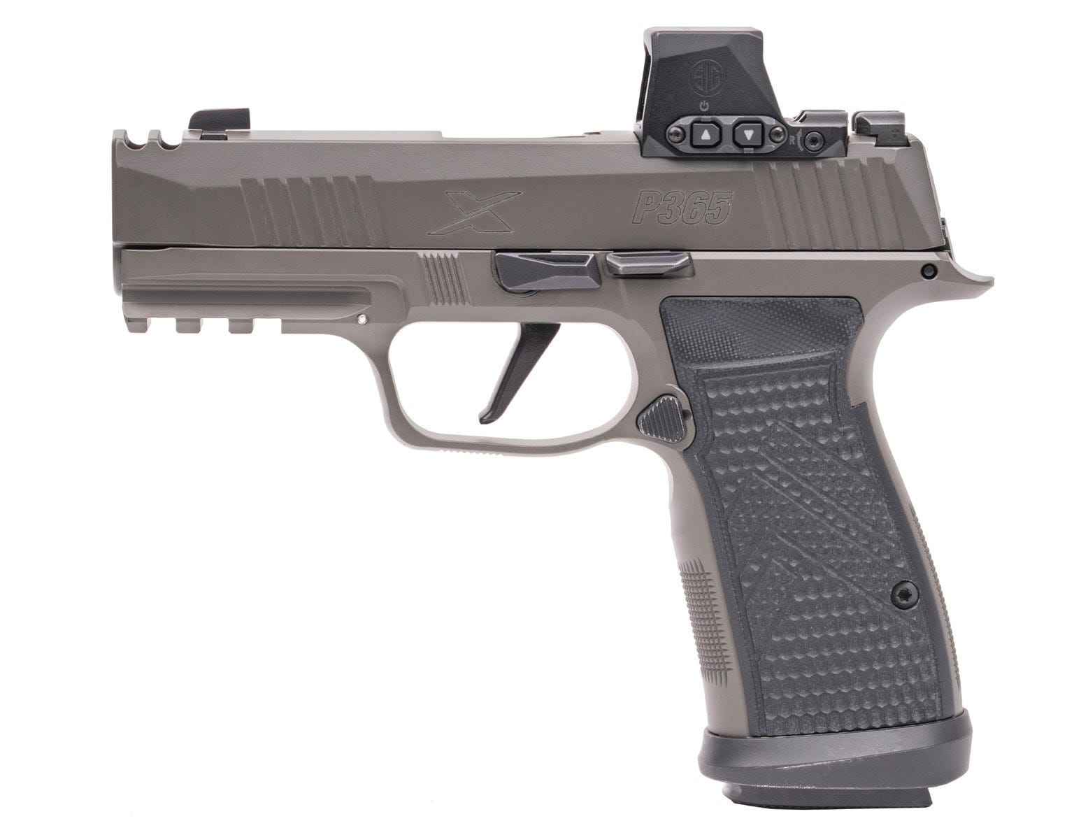 Sig Sauer P365 AXG Legion Grey 9mm 3.1 Barrel 17-Rounds w/ ROMEO-X SIG-LOC Compact - Sig Sauer