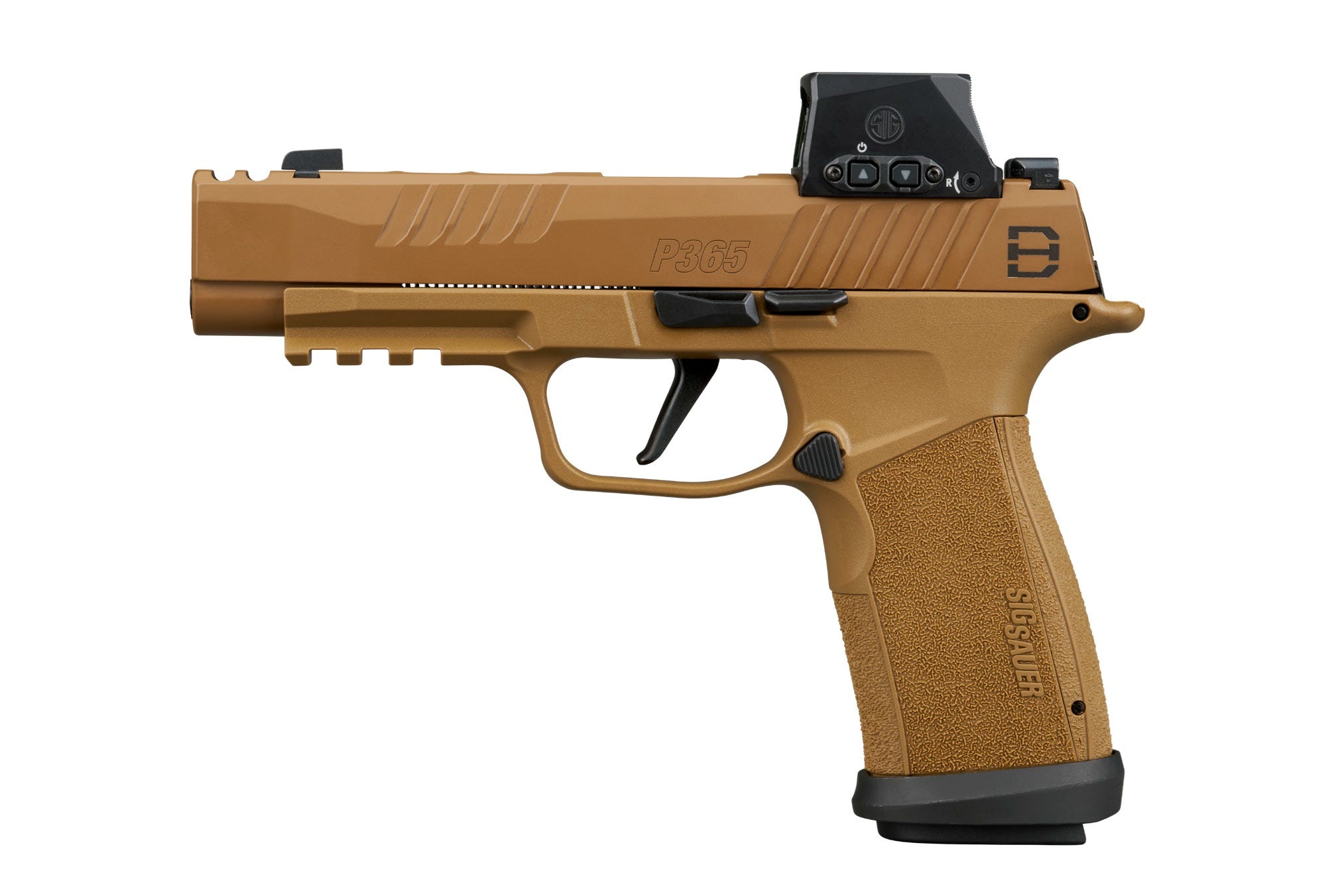 Sig Sauer P365 DH3 Coyote Tan 9mm 3.7 Barrel 21-Rounds w/ ROMEO-X Optic - Open Box