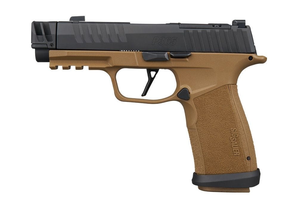 Sig Sauer P365 Mach3D Coyote / Black 9mm 4.3 Barrel 17-Rounds