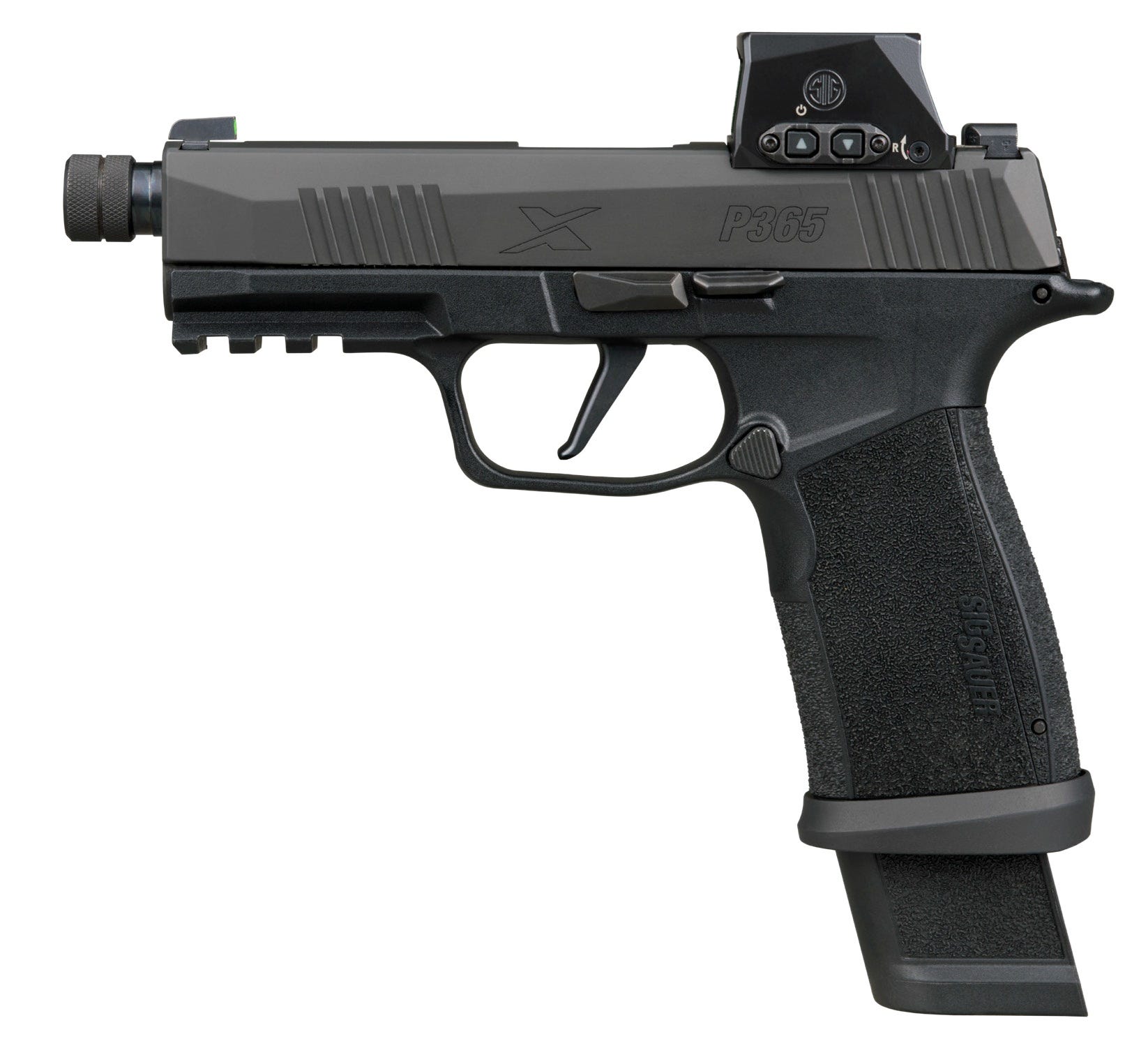 Sig Sauer P365 X-MACRO TACOPS 9mm 4.3 Barrel 21-Rounds w/ Romeo-X Sig Loc