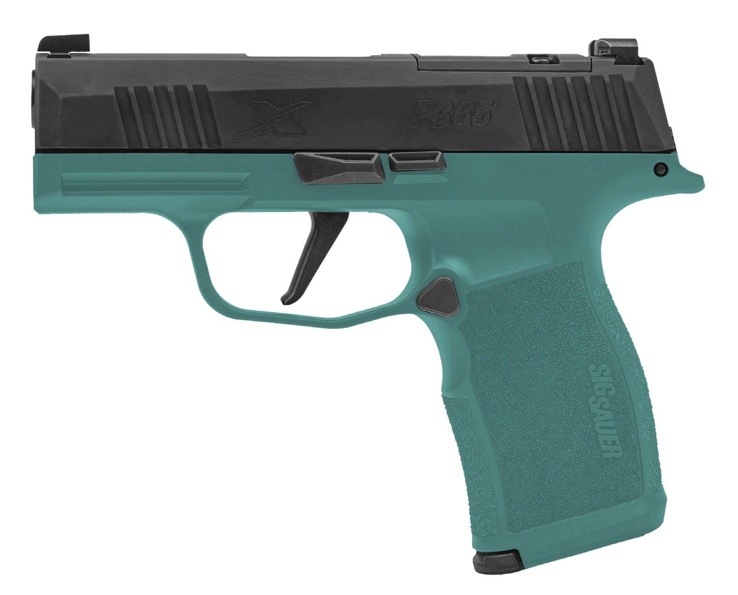 Sig Sauer P365X Bahama Breeze Bama Breeze Teal / Black 9mm 3.1 Barrel 12-Rounds OR