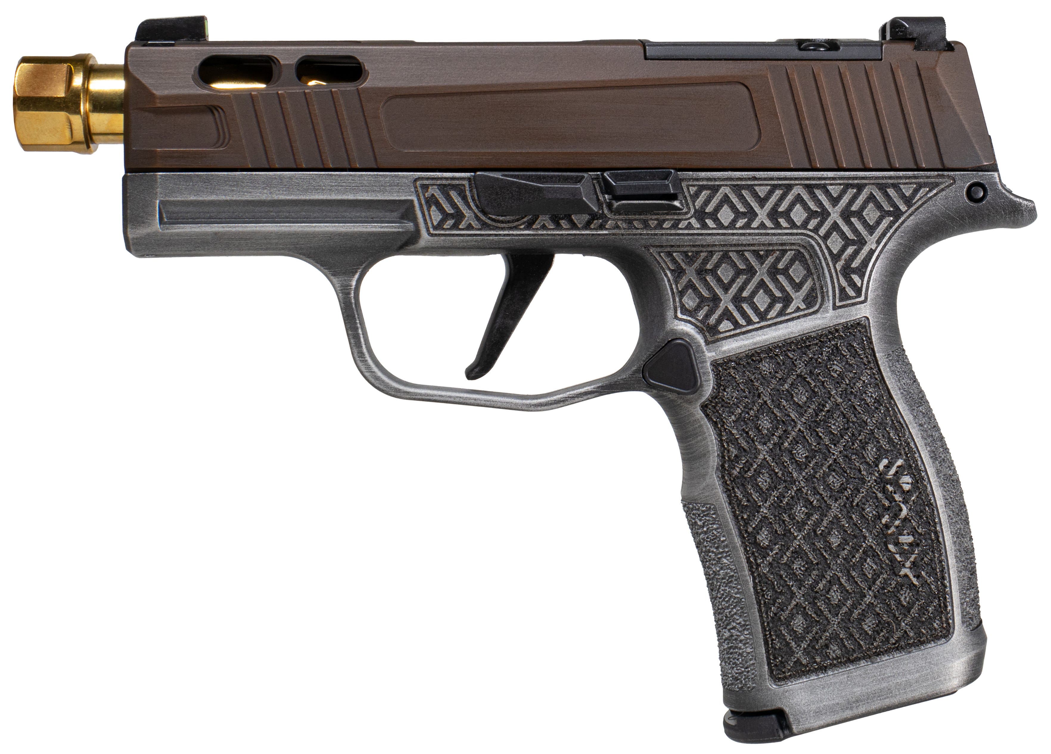 Sig Sauer P365X Debacle Brown 9mm 3.7 Threaded Barrel 12-Rounds OR