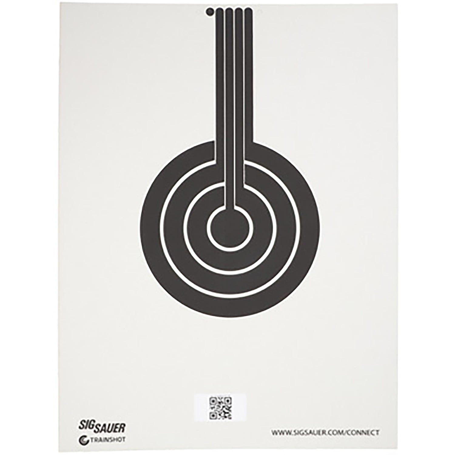 Sig Sauer T300 Replacement Target Black / White Bullseye Hanging - Sig Sauer