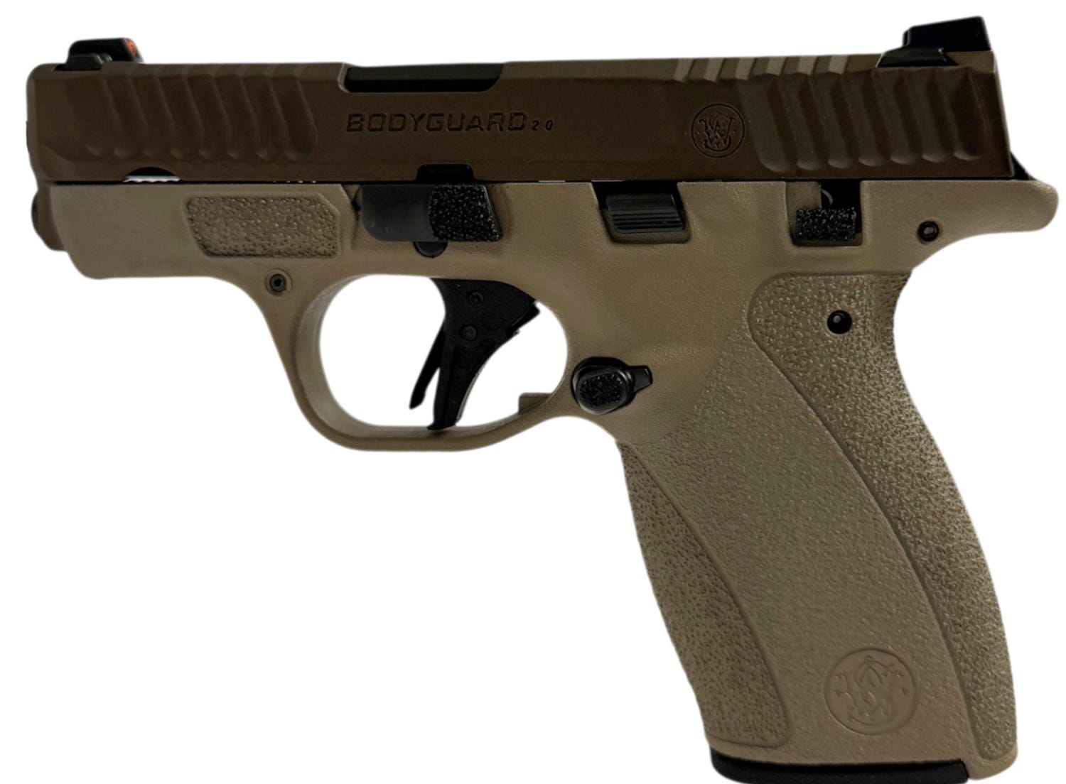 Smith and Wesson Bodyguard 2.0 Two-Tone Tan .380 ACP 2.75 Barrel 12-Rounds w/ Thumb Safety