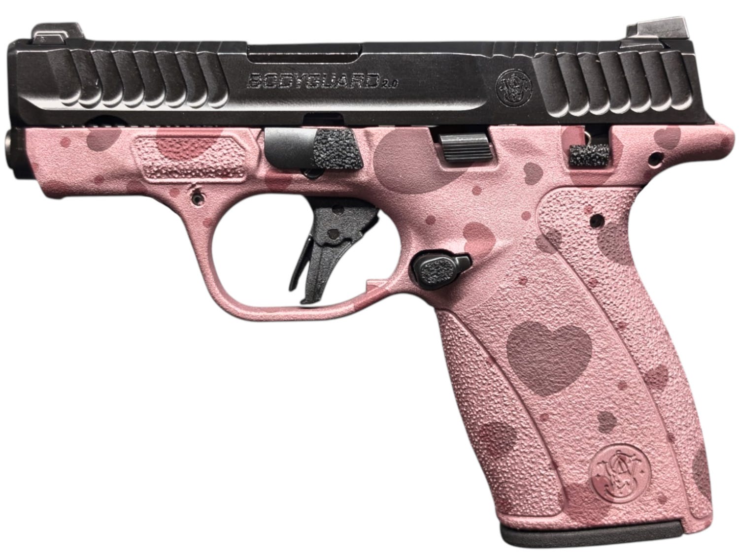 Smith and Wesson Bodyguard 2.0 Blush Hearts .380 ACP 2.75 Barrel 12-Rounds