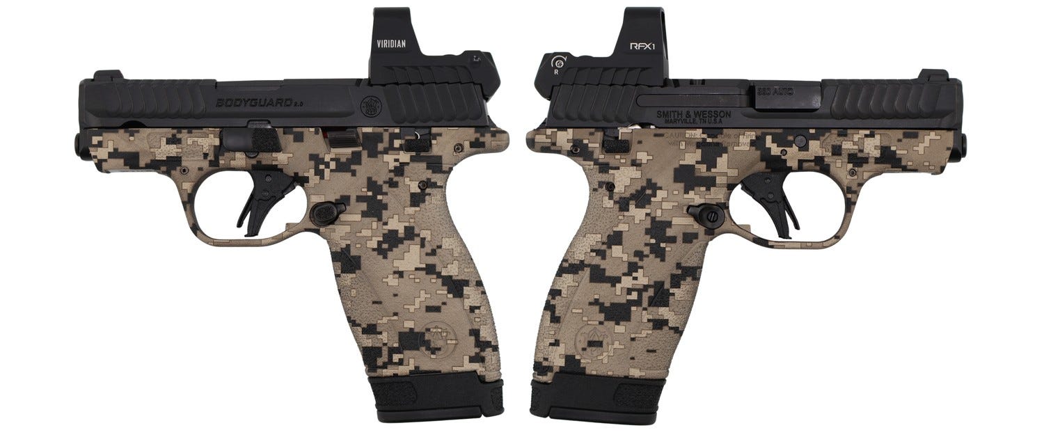 Smith and Wesson Bodyguard 2.0 Digital Camo .380 ACP 2.75 Barrel 12-Rounds w/ RFX1 - Smith & Wesson / S&W
