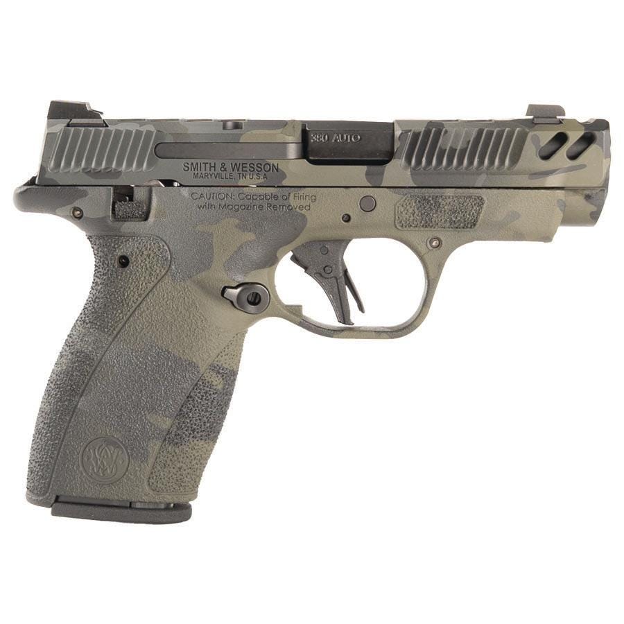 Smith and Wesson Bodyguard 2.0 PC Carry Comp Black Multicam .380 ACP 3.1 Ported Barrel 12-Rounds