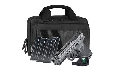 smith and wesson m&p9 compact carry comp 9mm 4.2 barrel 15-rounds w/ rfx11  5 mags  bag