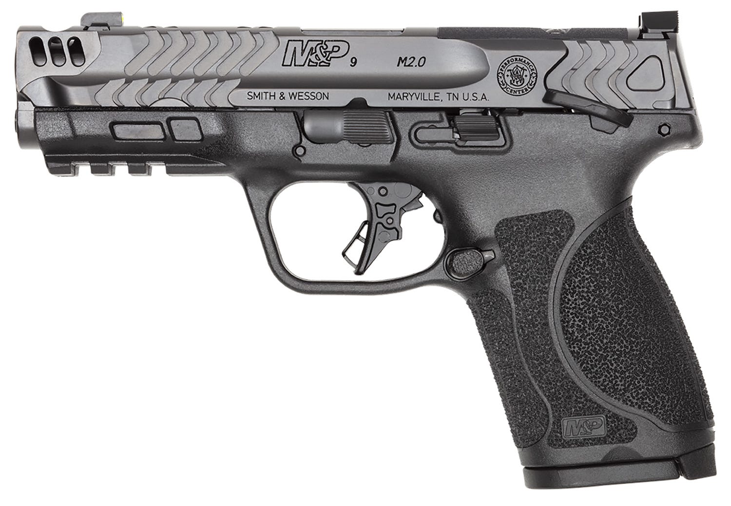 smith and wesson m&p9 m2.0 compact 9mm 4.2 ported barrel 10-rounds