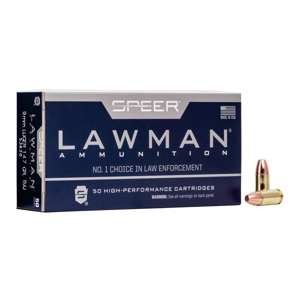 Speer Lawman 9mm 147 Grain 1000-Rounds TMJ er Lawman 9mm 147 Grain 1000-Rounds TMJ Ammo