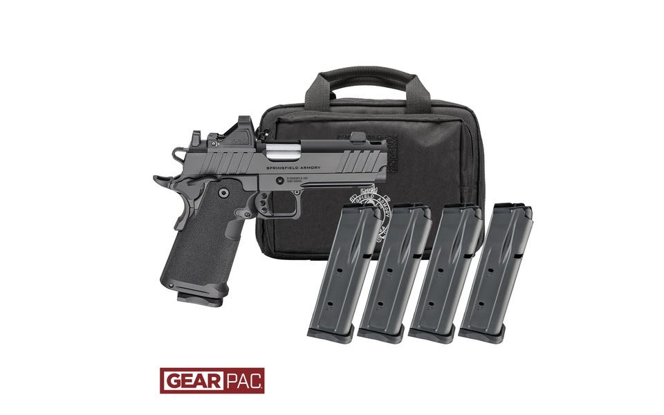 Springfield Armory 1911 DS Prodigy AOS Comp Gear Pac 9mm 4.25 Barrel 10-Rounds w/ Viridian RFX11  4 Mags - Springfield Armory