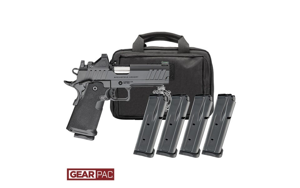 Springfield Armory 1911 DS Prodigy AOS Gear Pac 9mm 4.25 Barrel 17/20-Rounds w/ Viridian RFX11  4 Mags