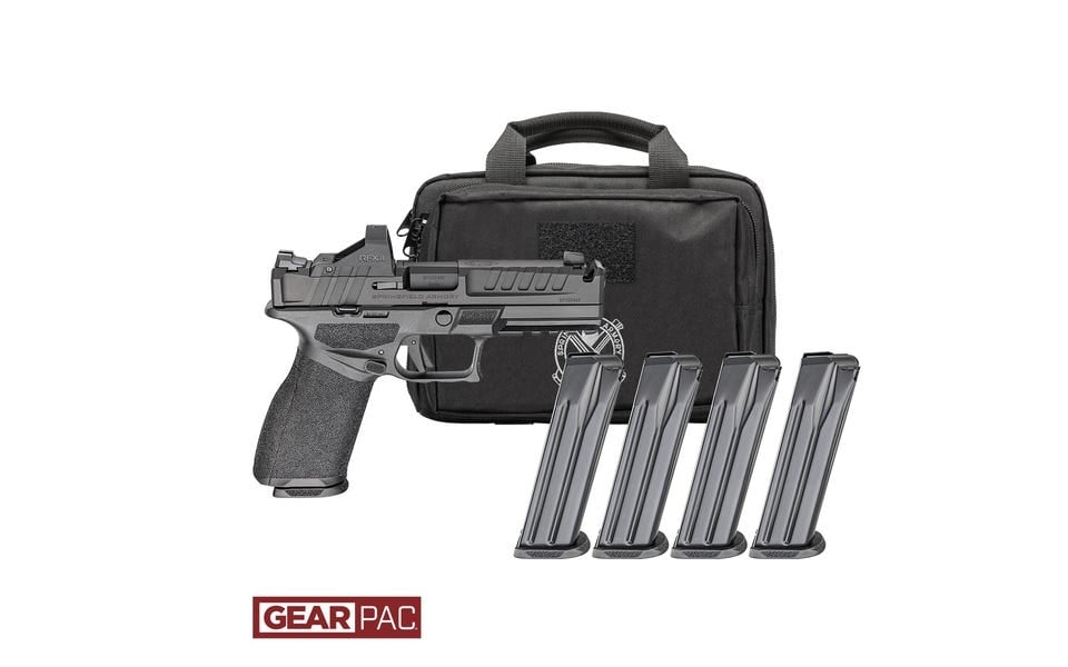 Springfield Armory Echelon Comp Gear Pac 9mm 4.5 Barrel 15-Rounds w/ Viridian RFX11  4 Mags - Springfield Armory