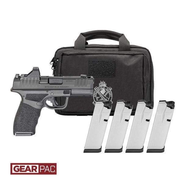 Springfield Armory Hellcat Pro Comp OSP Gear Pac 9mm 3.8 Barrel 17-Rounds w/ Viridian RFX11  4 Mags
