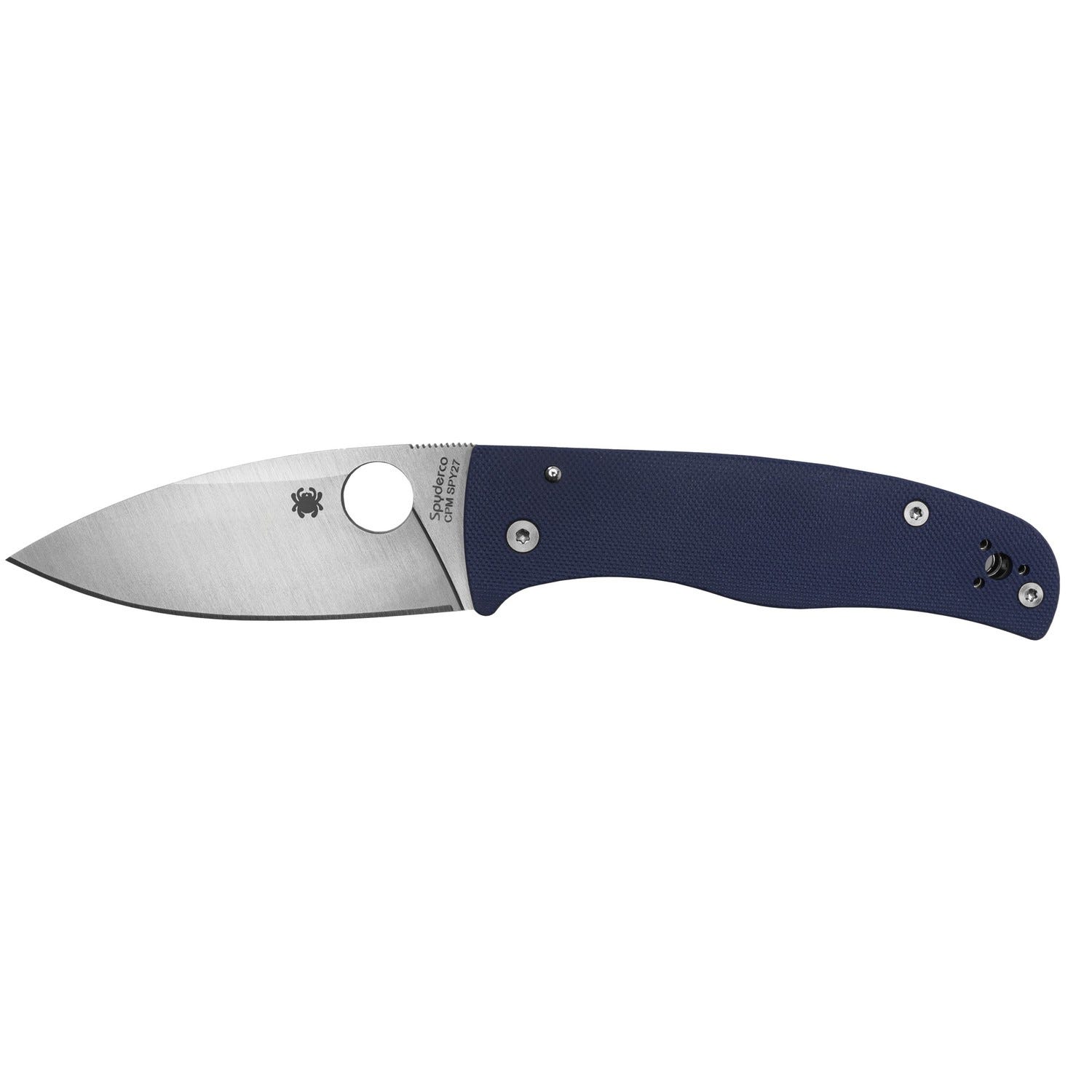 Spyderco Spyderco Bodacious Blue 3.63 Plain Edge CPM SPY27 Blade - $236.25 at GrabAGun